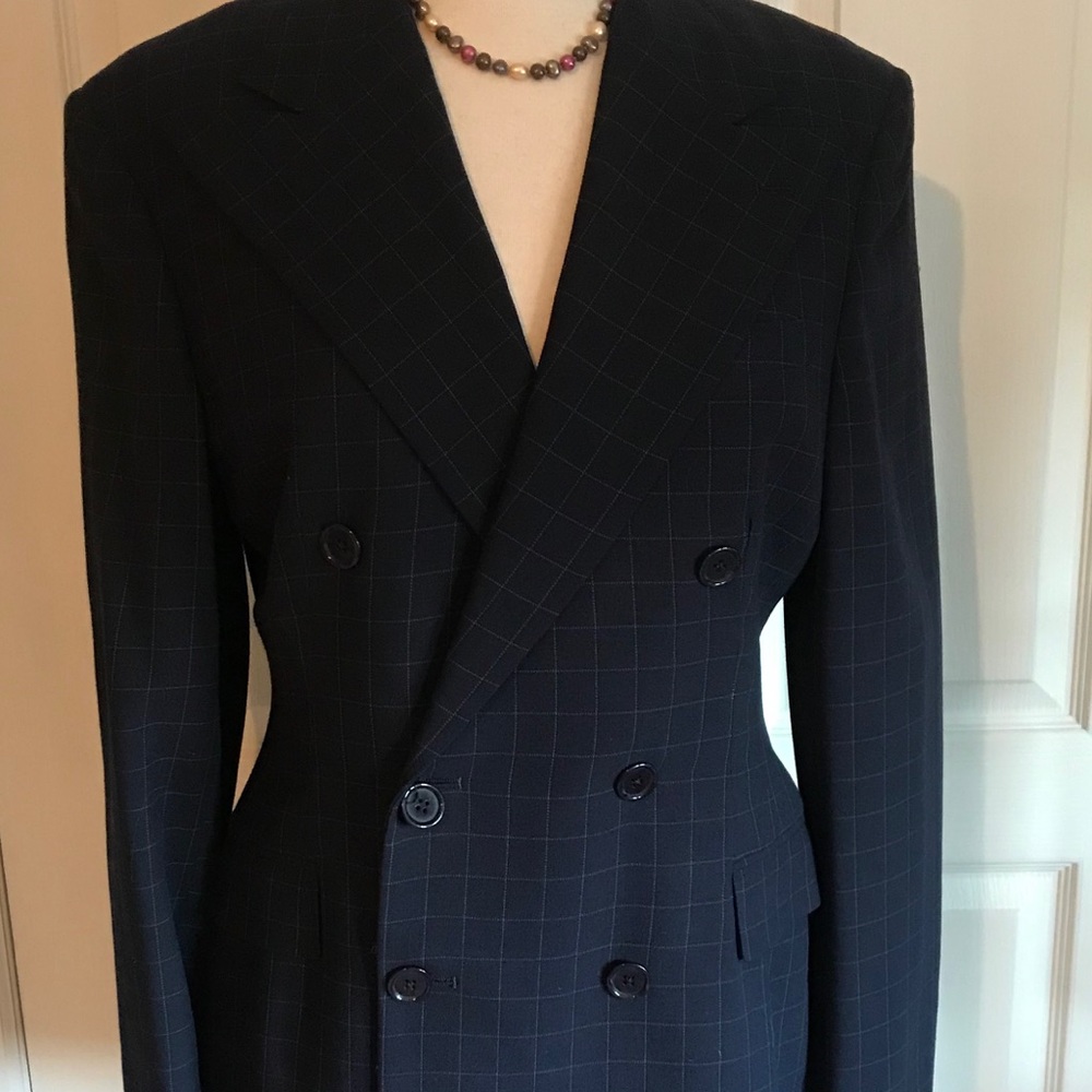 Ralph Lauren Navy Pant Suit-Size 10